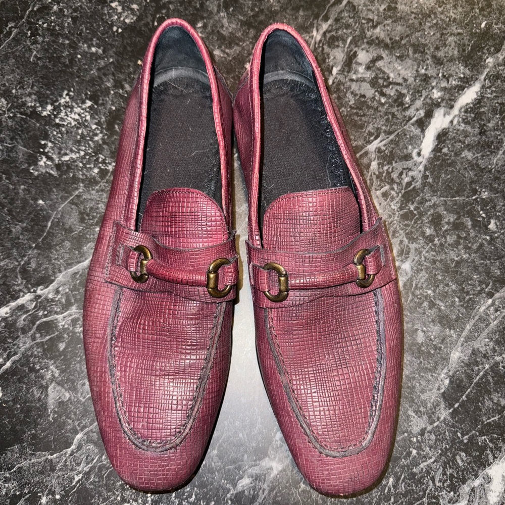 Aldo Burgundy Loafers for Men